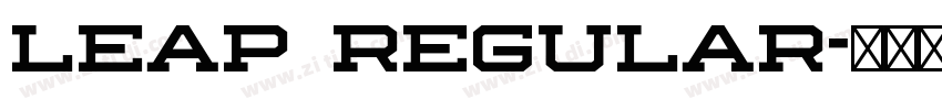 LEAP Regular字体转换
